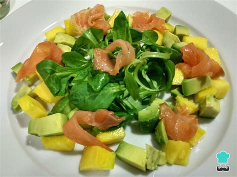 Ensalada De Salm N Y Mango F Cil