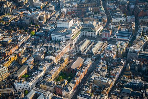 Aerial View Aerial View Of Covent Garden London Jason Hawkes