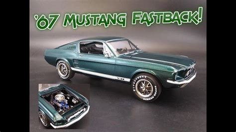 1967 Ford Mustang GT Fastback 289 V8 1 25 Scale Model Kit Build Review