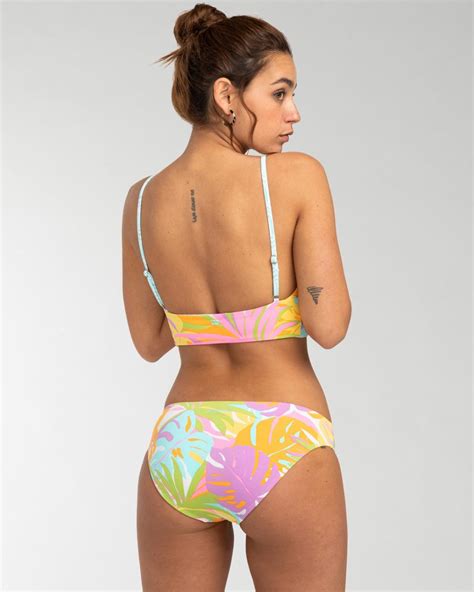 Mujer Dreamland Rev Tropic Braguita De Bikini Reversible Para Mujer