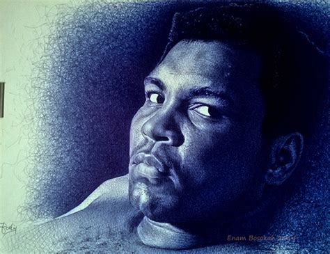 Portrait of Muhammad Ali on Behance