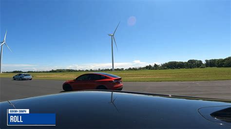 Mustang Mach E Vs Tesla Model Y Vs Genesis Gv Drag Races Conclude