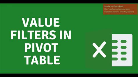 How To Add Multiple Value Filters In Pivot Table Templates Sample