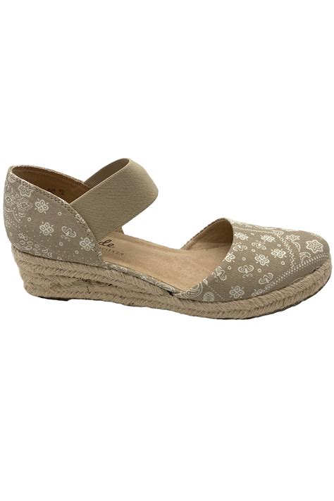 Lifestride Kaylee Espadrille Wedge Sandal Paisley Jender