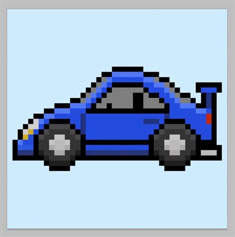 How To Make A Pixel Art Car Mega Voxels