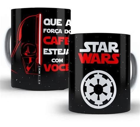 Xicara Star Wars Darth Vader Que A Força Do Café Cerâmica R 28 99