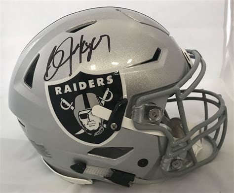 Bo Jackson Signed Oakland Raiders Full Size Authentic On Field