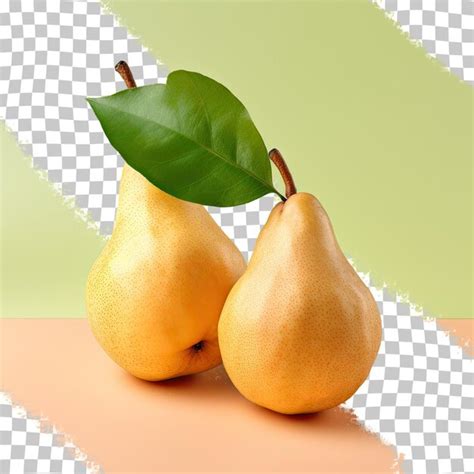 Premium Psd Isolated Transparent Background Pear S Fruit