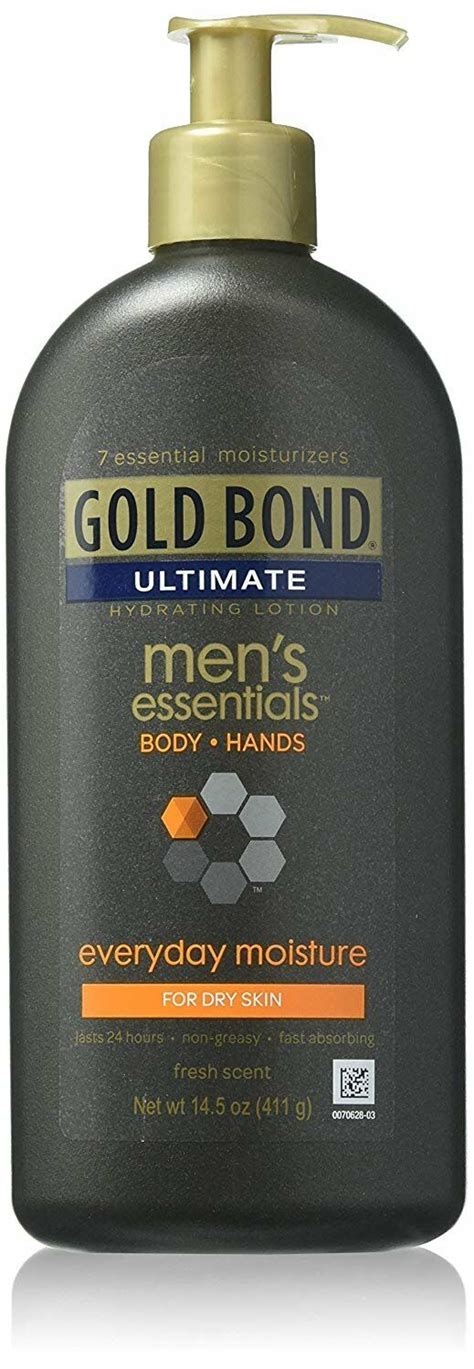 Gold Bond Ultimate Gold Mens Essentials Hydrating Lotion Mens 14 5 Oz