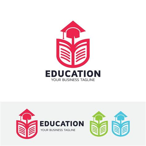 education logo design template  vector art  vecteezy