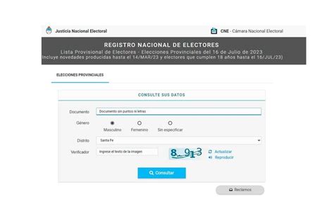 ¿dónde Voto Consultá El Padrón Electoral De Las Paso Nacionales El