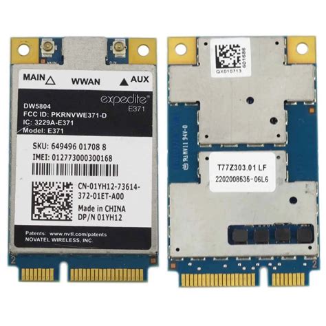 Original For Dell DW5804 4G LTE WWAN Mobile Broadband 01YH12 E371