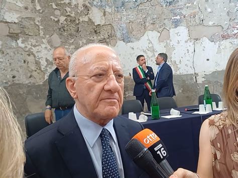 VINCENZO DE LUCA FONDI COESIONE STRINGO LA MANO ANCHE AL DIAVOLO SE