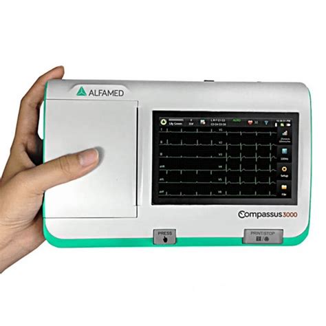 Eletrocardi Grafo Ecg Canais Lcd Cardiotouch