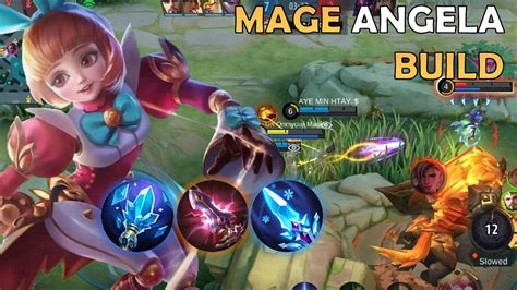 I Tried Angela With Mage Build In Ranked Match Mobile Legends YouTube