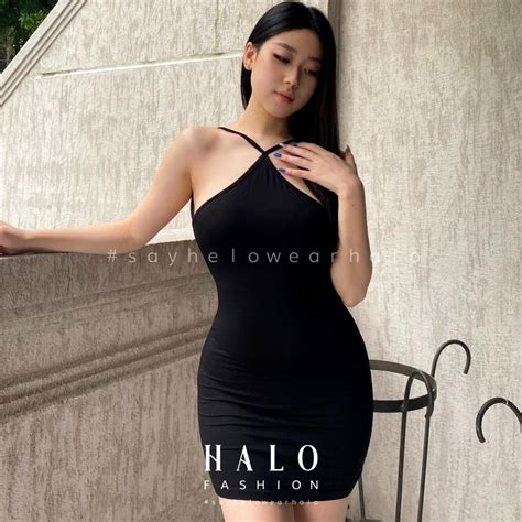 Jual Trend [halofashion] Natalia Sexy Backless Dress Halter Dress