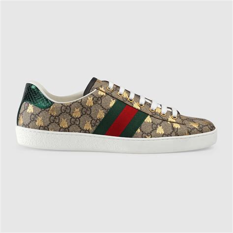 Sneaker Ace De Abeja GG Supreme Para Hombre Inabejas GG Supreme GUCCI MX