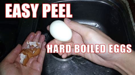 How To Make Hard Boiled Eggs Easy To Peel Best Way To Peel Eggs Youtube