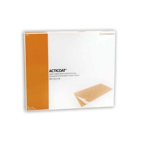 Smith Nephew Acticoat Apósito Antimicrobiano Con Plata De 20 X 40 CM