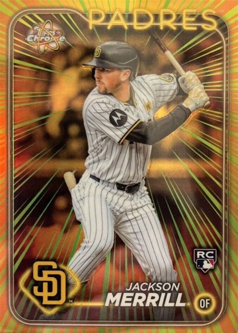 Jackson Merrill 2024 Topps Chrome RR 20 Radiating Rookies Price Guide