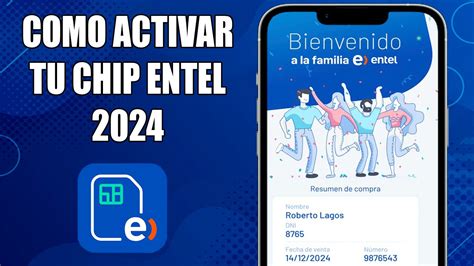 Como Activar Chip Entel Paso A Paso Youtube