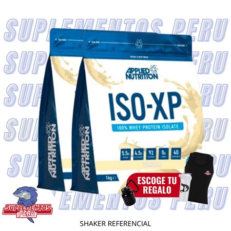 2 ISO XP VAINILLA 1KG APPLIED NUTRITION Suplementos Perú