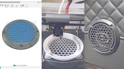 Make A Speaker Cover Fusion 360 3d Printing Youtube