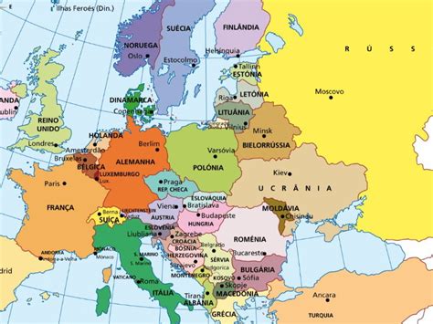mapa de europa