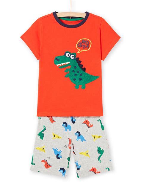 Pyjama Phosphorescent Motif Dinosaure Enfant Gar On Pyjama Enfant