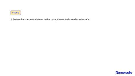 SOLVED: Draw a Lewis structure for the molecule below. Draw any ...