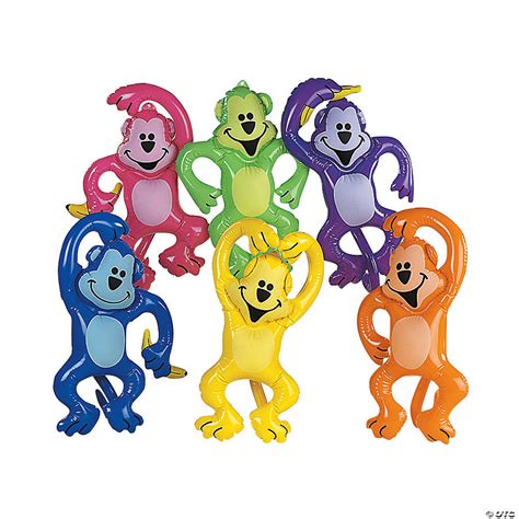 Inflatable Neon Monkeys