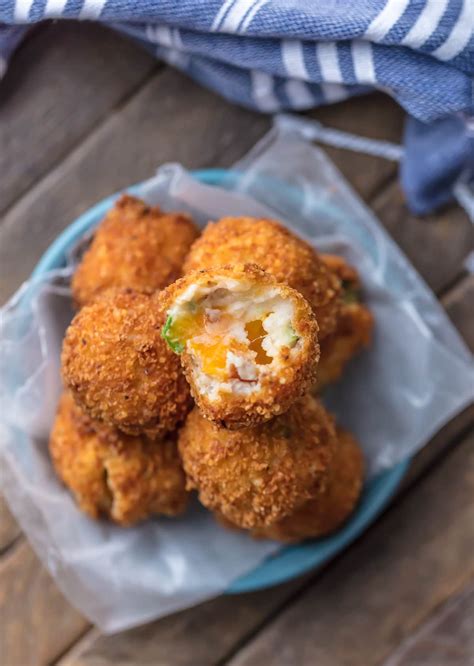 Fried Mashed Potato Balls Cheesy Loaded Mashed Potato Bites Video