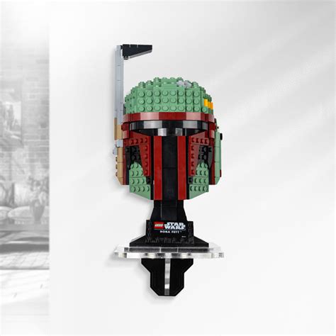 Wall Mounted Display for LEGO® Boba Fett Helmet (75277) — Wicked Brick