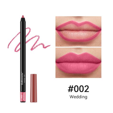 BGZLEU 12 Color Matte Lip Liner Nude Brown Series Highly Pigmented And