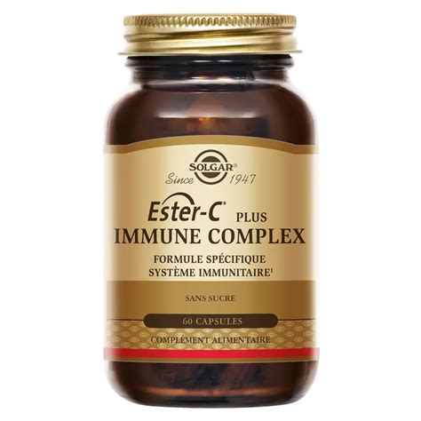 Ester C Plus Immune Complex Solgar Compl Ment Alimentaire Syst Me