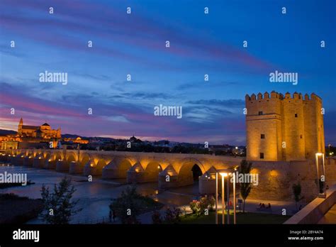 Cordoba At Night Spain Stock Photo Alamy