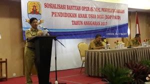 Foto Kegiatan Sosialisasi Bop Paud Tahun Ajaran Bupati Himbau