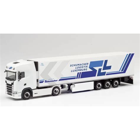 Herpa Scania Cs Hd Refrigerated Semitrailer Sll Schumach