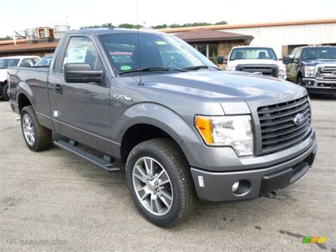 Sterling Grey 2014 Ford F150 STX Regular Cab 4x4 Exterior Photo