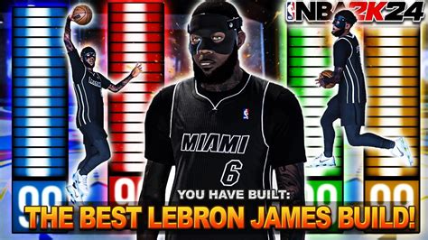 The BEST LEBRON JAMES BUILD IN NBA 2K24 Is UNSTOPPABLE BEST INSIDE