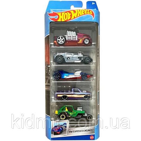 Hot Wheels HW Exposed Engines HLY79 Набор машинок Хот Вилс 5 шт ID 2035889097 цена 560