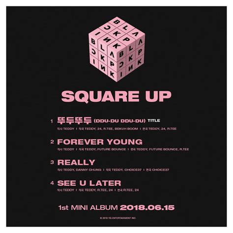 Blackpink 1st Mini Album Square Up Choice Music La