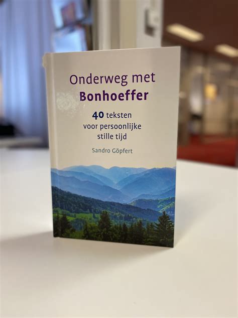 Onderweg Met Bonhoeffer Sandro G Pfert Boek Jongbloedmedia Nl