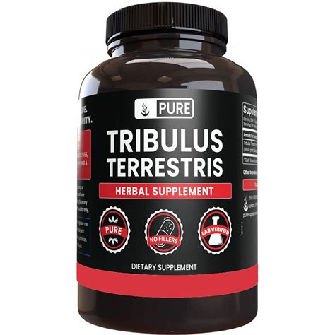 Трибулус Pure Supplements Tribulus Terrestris 2000 мг 120 капсул ...