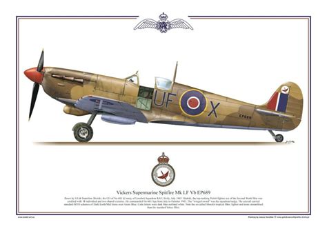 Exito 005 Plakat Supermarine Spitfire Mk Vb Sklep Modelarski Exito