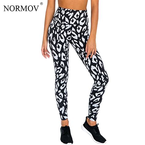 Normov Moda Mulheres Leggings De Cintura Alta Calças De Ginástica