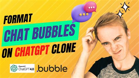 Chatgpt Clone How To Format Chat Bubbles Bubble Tutorials