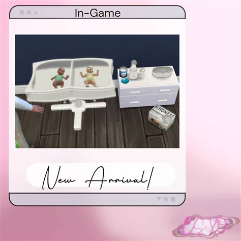 Twin Bassinet Set The Sims 4 Catalog