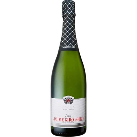 Montaner Gran Reserva Brut Nature Cava Bottle 75 Cl JAUME GIRO