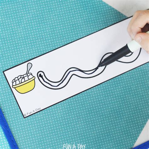 Hot Chocolate Cutting Strips Free Printable Fun A Day